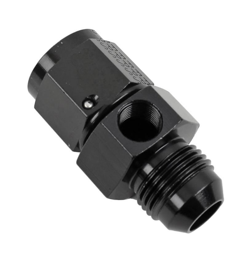 Aeromotive Adapter - AN-08 Male to Female - 1/8-NPT Port - Burkken Auto Parts