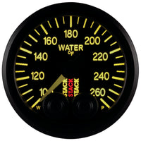 Autometer Stack Pro Control 52mm 100-260 deg F Water Temp Gauge - Black (1/8in NPTF Male) - Burkken Auto Parts