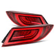 AlphaRex 22-24 Toyota GR86 LUXX LED Taillights Vivid Red - Burkken Auto Parts