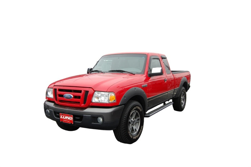 AVS 99-11 Ford Ranger (Fixed Window) Ventvisor Outside Mount Window Deflectors 4pc - Smoke - Burkken Auto Parts
