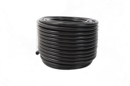 Aeromotive PTFE SS Braided Fuel Hose - Black Jacketed - AN-06 x 4ft - Burkken Auto Parts