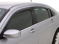 AVS 07-10 Chrysler Sebring Ventvisor In-Channel Front & Rear Window Deflectors 4pc - Smoke - Burkken Auto Parts