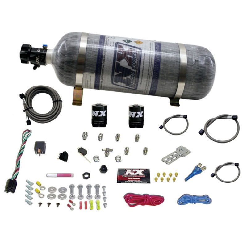 Nitrous Express All Sport Compact EFI Single Nozzle Nitrous Kit w/Composite Bottle - Burkken Auto Parts