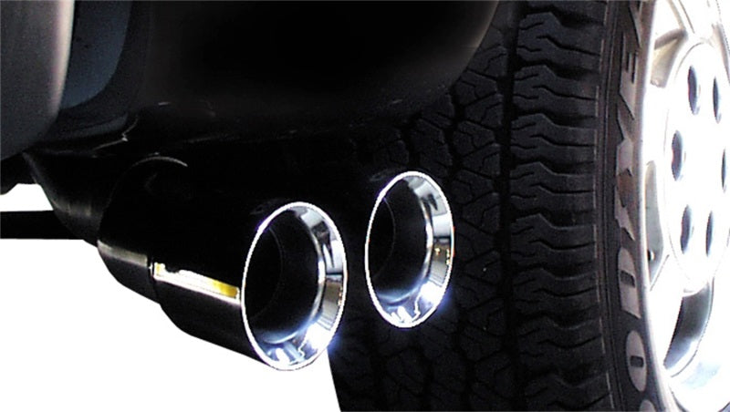 Corsa 1999-06 Chevrolet Silverado Reg. Cab/Short Bed 1500 4.8L V8 Polished Touring Cat-Back Exhaust - Burkken Auto Parts