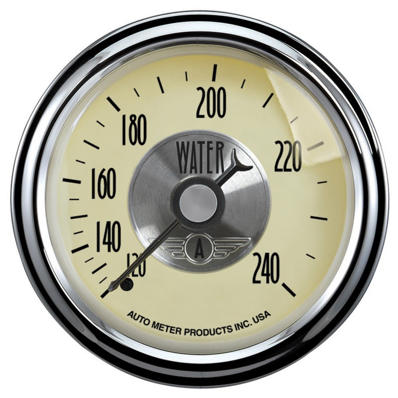 Autometer Prestige Series 52mm 120-240 Deg F Mechanical Water Temperature Gauge - Burkken Auto Parts