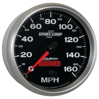 Autometer Sport-Comp II 5 inch 0-160MPH Electronic Programmable Speedometer - Burkken Auto Parts
