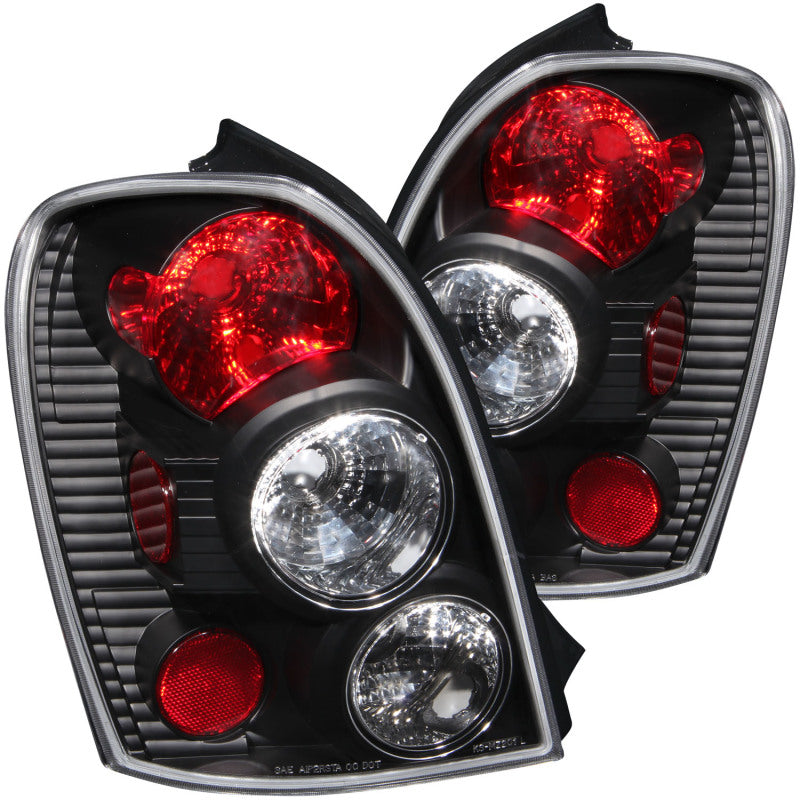 ANZO 2002-2003 Mazda Protege 5 Taillights Black - Burkken Auto Parts