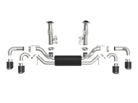 aFe MACH Force-Xp 3in to 2-1/2in 304SS Cat-Back (No NPP) 2020 Chevy Corvette (C8) 6.2L - Carbon Tip - Burkken Auto Parts
