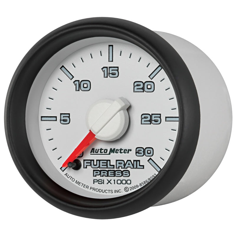 Autometer Factory Match 52.4mm Full Sweep Electric 0-30,000 PSI Diesel Fuel Rail Pressure - Burkken Auto Parts