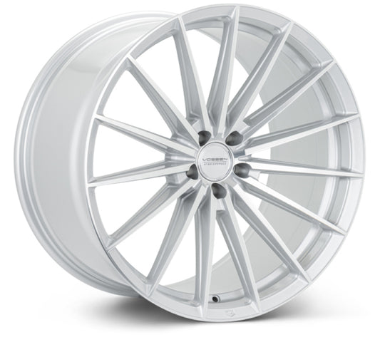 Vossen HFX-4 20x11 - 5x115 - ET-6 - Super Deep - 71.5 - Silver Polished Wheel