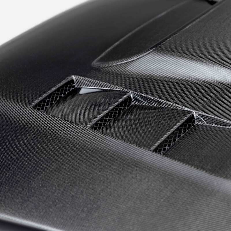 Seibon 05-11 Toyota Tacoma TS-Style Carbon Fiber Hood - Burkken Auto Parts