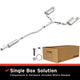 BRExhaust Exhaust Kit - 13-16 Lexus ES350 3.5L
