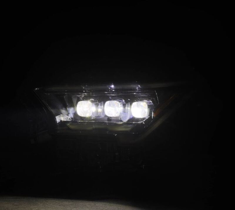 AlphaRex 2024 Toyota Tacoma NOVA-Series Projector Headlights (Pair) - Alpha-Black w/Activation Light - Burkken Auto Parts