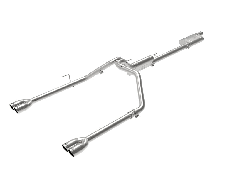 aFe Vulcan Series 3in-2-1/2in 304 SS Cat-Back 2020 Jeep Gladiator (JT) V6-3.6L w/ Polished Tips - Burkken Auto Parts