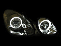 ANZO 1998-2005 Lexus Gs300 Projector Headlights w/ Halo Chrome - Burkken Auto Parts