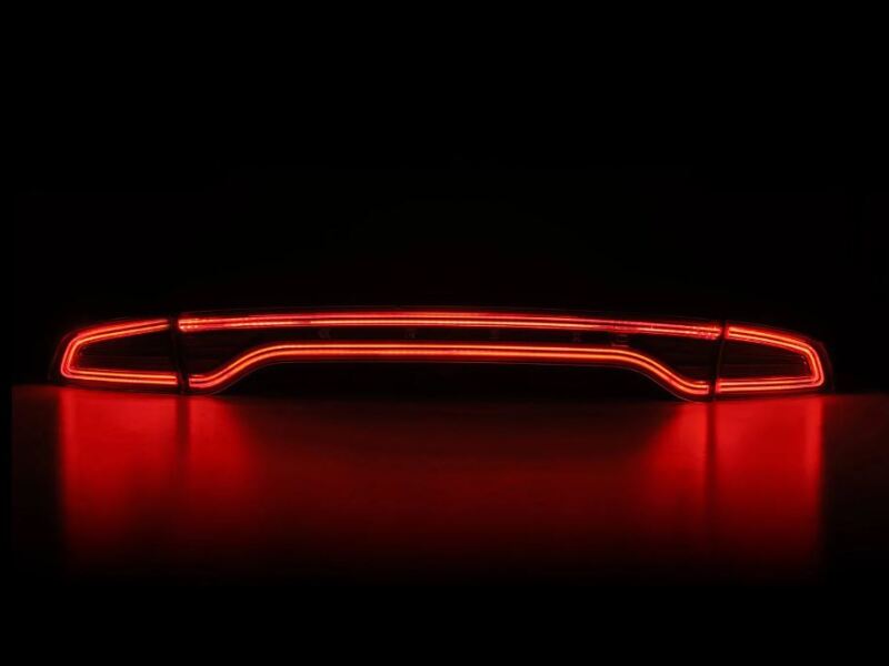 AlphaRex 15-23 Dodge Charger NOVA-Series Prismatic LED Tail Lights Chrome - Burkken Auto Parts
