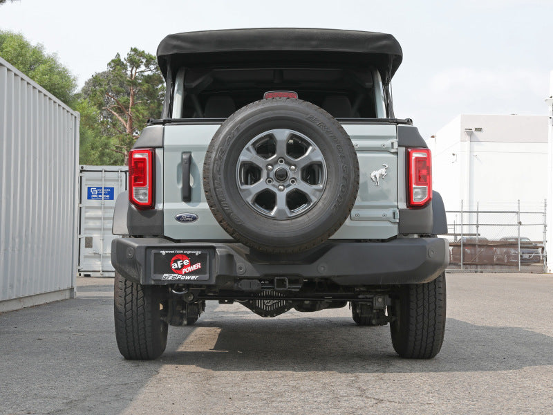 aFe Apollo GT Series 3in 409SS Cat-Back Ford Bronco 2021 L4 2.3L/V6 2.7L - Polished - Burkken Auto Parts