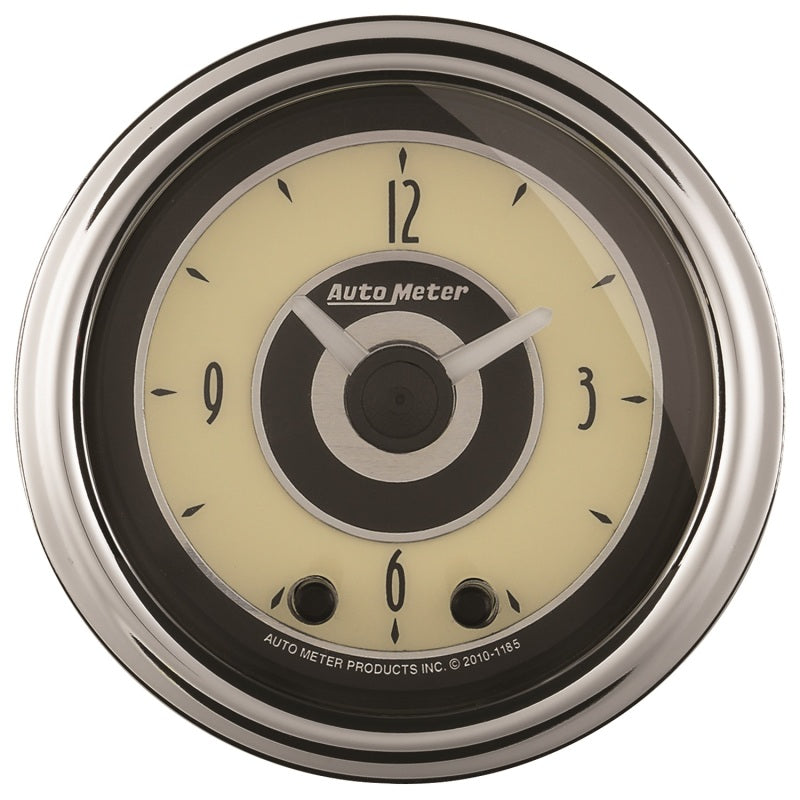 AutoMeter Gauge Clock 2-1/16in. 12HR Analog Cruiser Ad - Burkken Auto Parts
