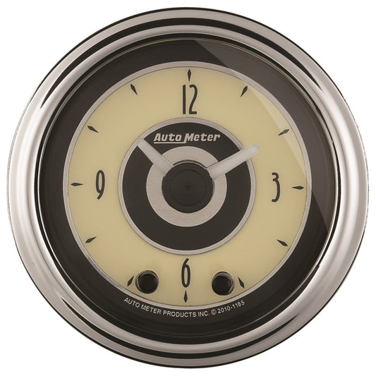 AutoMeter Gauge Clock 2-1/16in. 12HR Analog Cruiser Ad - Burkken Auto Parts