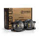 AlphaRex Universal Acura/Ford/Honda/Subaru/Nissan DoubleTap Dual Color LED Proj Fog Lights - Wt/Ambr - Burkken Auto Parts