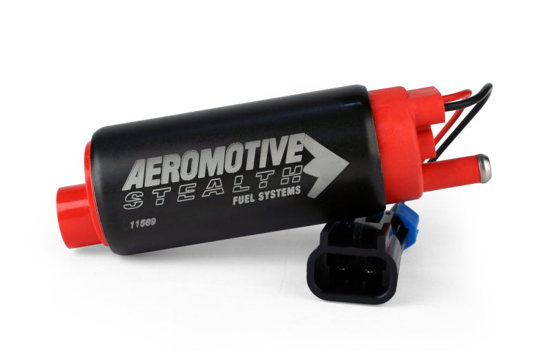 Aeromotive 340 Series Stealth In-Tank E85 Fuel Pump - Center Inlet - Offset (GM applications) - Burkken Auto Parts