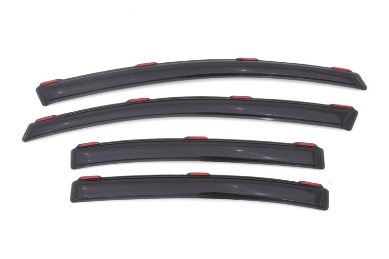 AVS 12-15 Honda Civic Ventvisor In-Channel Front & Rear Window Deflectors 4pc - Smoke - Burkken Auto Parts