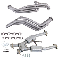 BBK 94-95 Ford Mustang 5.0L 1-5/8 Long Tube Headers w/High Flow Catted X-Pipe (Ti Ceramic) - Burkken Auto Parts