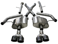 Corsa 2018-2021 Jeep Grand Cherokee TrackHawk 6.2L Xtreme Cat-Back Dual Rear Exit w/4.5in Black Tips - Burkken Auto Parts