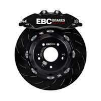 EBC Racing 07-13 BMW M3 (E90/E92/E82) Black Apollo-6 Calipers 380mm Rotors Front Big Brake Kit - Burkken Auto Parts