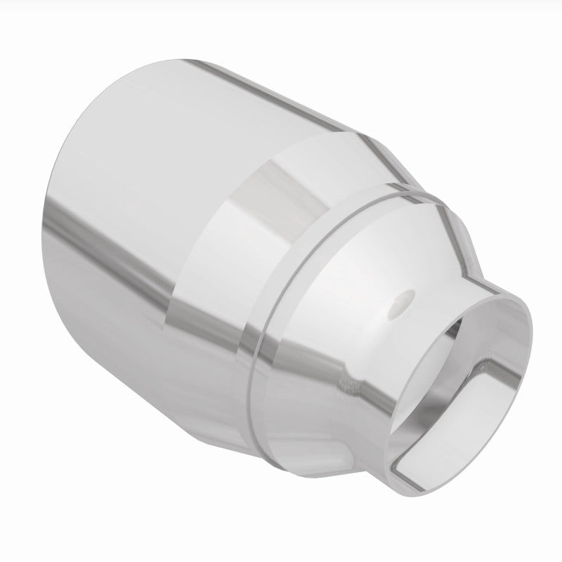 MagnaFlow Tip Stainless Double Wall Round Single Outlet Polished 4.5in DIA 2.5in Inlet 5.75in Length - Burkken Auto Parts