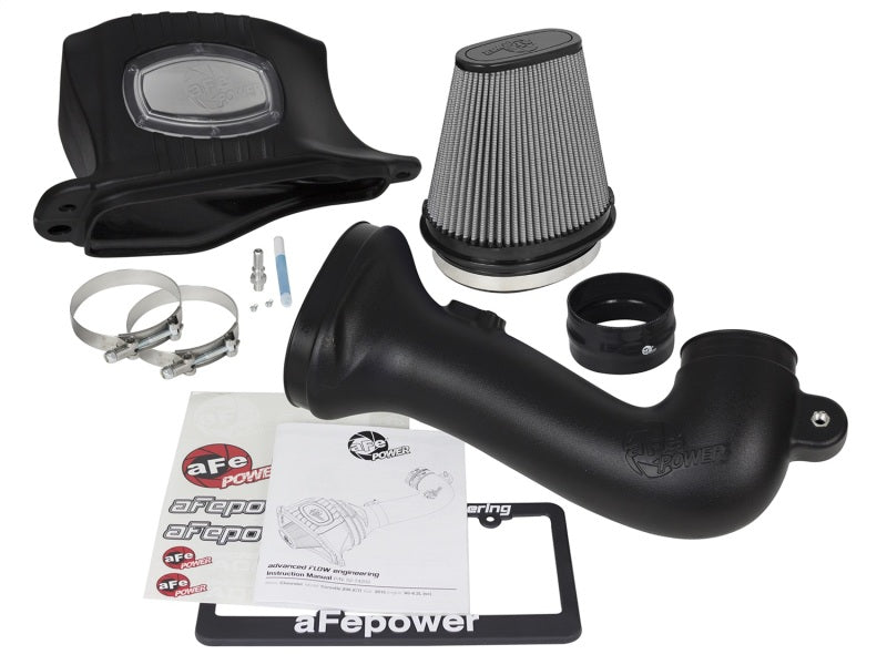 aFe Momentum Pro DRY S Cold Air Intake System 15-17 Chevy Corvette Z06 (C7) V8-6.2L (sc) - Burkken Auto Parts