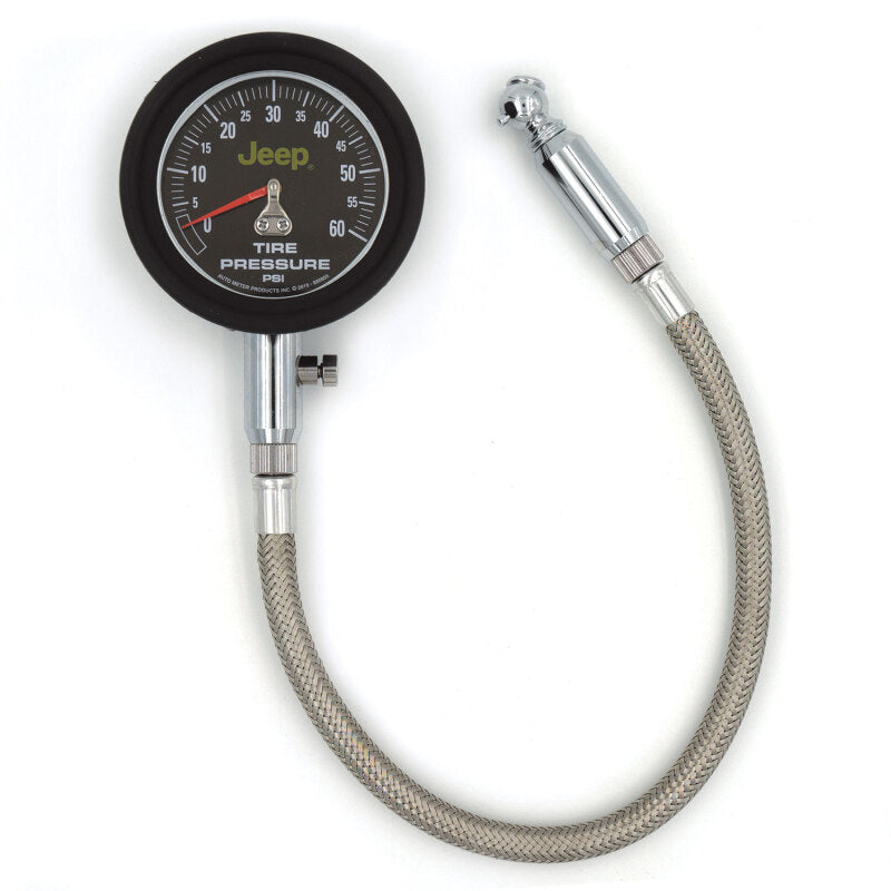 Autometer JEEP 0-60 PSI Analog Tire Pressure Gauge - Burkken Auto Parts