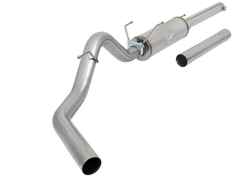aFe LARGE Bore HD Exhausts Cat-Back SS-409 EXH CB Dodge Diesel Trucks 03-04 L6-5.9L (td) - Burkken Auto Parts