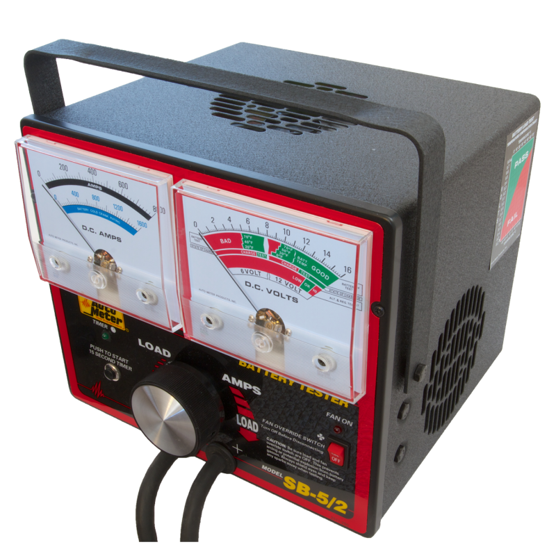 Autometer Battery Tester 800 AMP w/ Unloader - Burkken Auto Parts