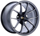 BBS RI-A 18x10.5 5x114.3 ET18 Matte Graphite Wheel -82mm PFS/Clip Required - Burkken Auto Parts