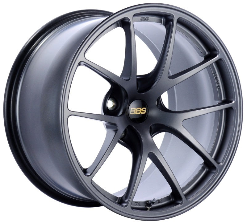 BBS RI-A 18x8.5 5x114.3 ET35 Matte Graphite Wheel -82mm PFS/Clip Required - Burkken Auto Parts