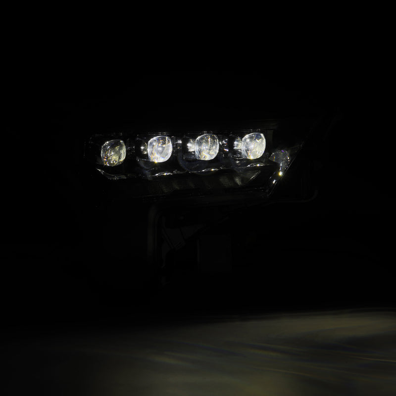 AlphaRex 22-23 Toyota Tundra NOVA-Series Headlights Alpha-Blk w/White DRL - Req 810029 OR 810030 - Burkken Auto Parts