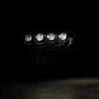 AlphaRex 22-23 Toyota Tundra NOVA-Series Headlights Alpha-Black w/Amber DRL - Req 810029 OR 810030 - Burkken Auto Parts