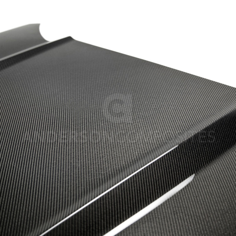 Anderson Composites 2015-2017 Ford Mustang Double Sided Carbon Fiber Type-OE Style Hood - Burkken Auto Parts
