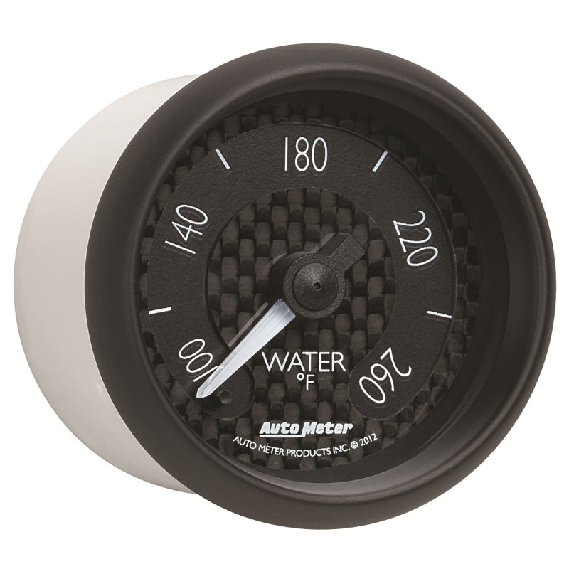 Autometer GT Series 52mm Full Sweep Electronic 100-260 Deg F Water Temperature Gauge - Burkken Auto Parts