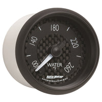 Autometer GT Series 52mm Full Sweep Electronic 100-260 Deg F Water Temperature Gauge - Burkken Auto Parts