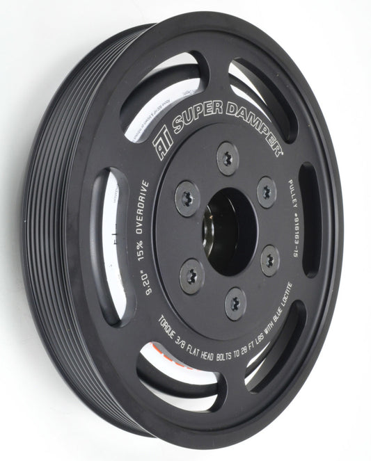 ATI Damper - 7.48in - Alum LW - 6 Grv - 2014+ Corvette LT1/LT4 - Dry Sump - 6 Bolt (Excl SC Pulley) - Burkken Auto Parts