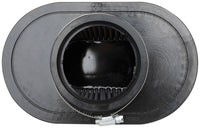 K&N Universal Clamp-On Air Filter 3.5in Flg ID x 8.5x5.25in B OD x 6.25x4in T OD x 5.5in H - Burkken Auto Parts