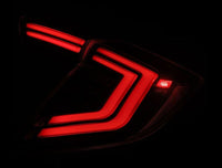 AlphaRex 16-21 Honda Civic Hatchback/ Type-R FK8 Nova-Series LED Tail Lights (Pair) - Alpha Black - Burkken Auto Parts