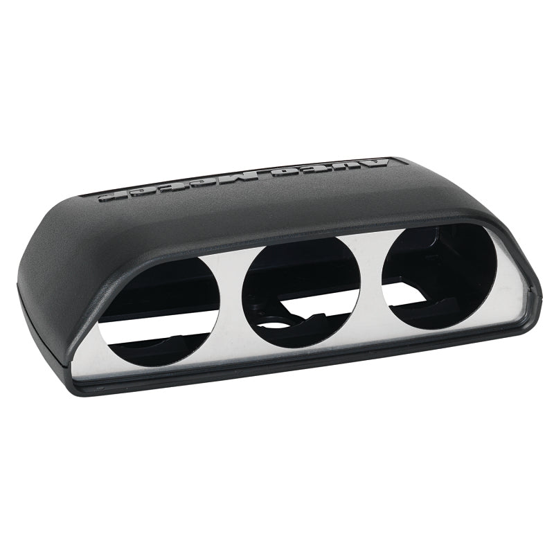 Autometer 08-11 Dodge Challenger Black Triple Dash Pod - Burkken Auto Parts