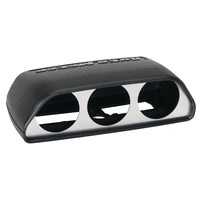 Autometer 08-11 Dodge Challenger Black Triple Dash Pod - Burkken Auto Parts