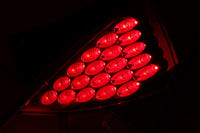ANZO 2003-2005 Nissan 350Z LED Taillights Red - Burkken Auto Parts