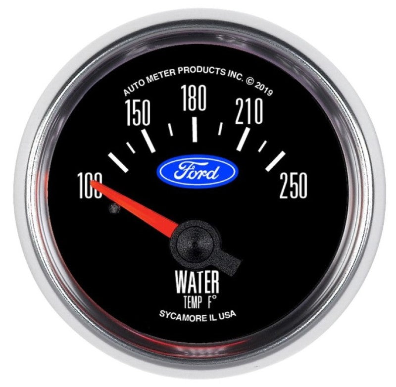 Autometer Ford 2-1/16in. 100F-250F Electric Water Temp Gauge - Burkken Auto Parts