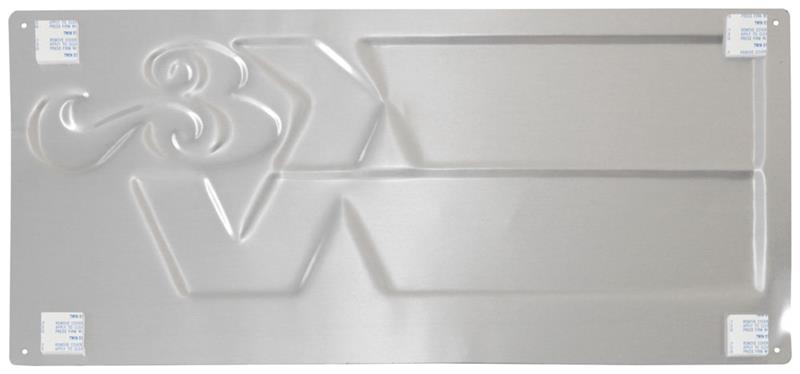 K&N Embossed Metal Sign 9in H x 20in W - Burkken Auto Parts