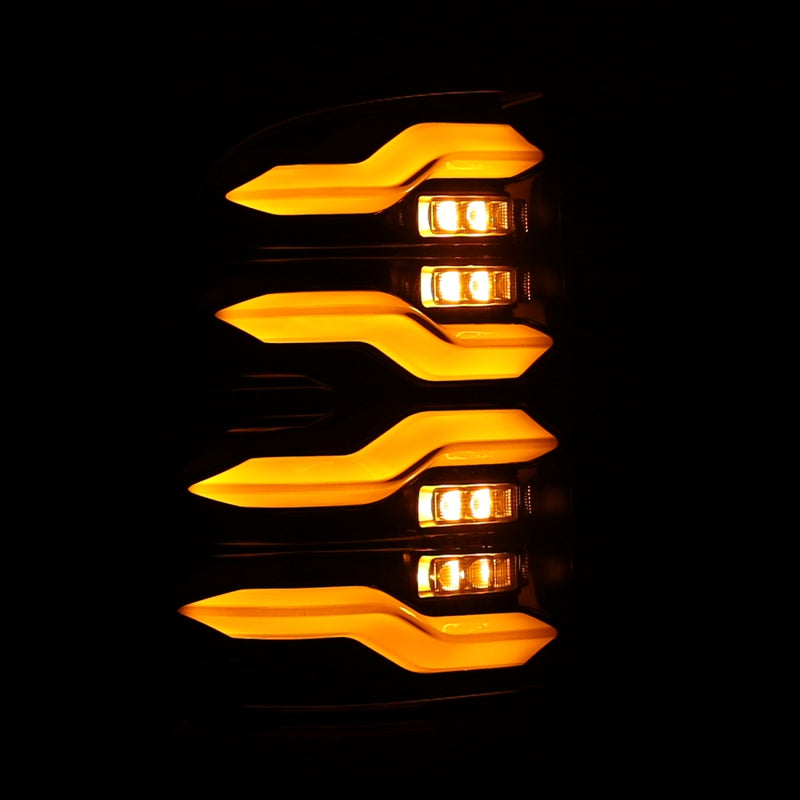 AlphaRex 09-18 Dodge Ram Luxx-Series LED Tail Lights Alpha-Black w/ Activation Light & Seq. Signal - Burkken Auto Parts